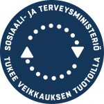 Sosiaali- ja terveysministeriö tukee Veikkauksen tuotolla -logo